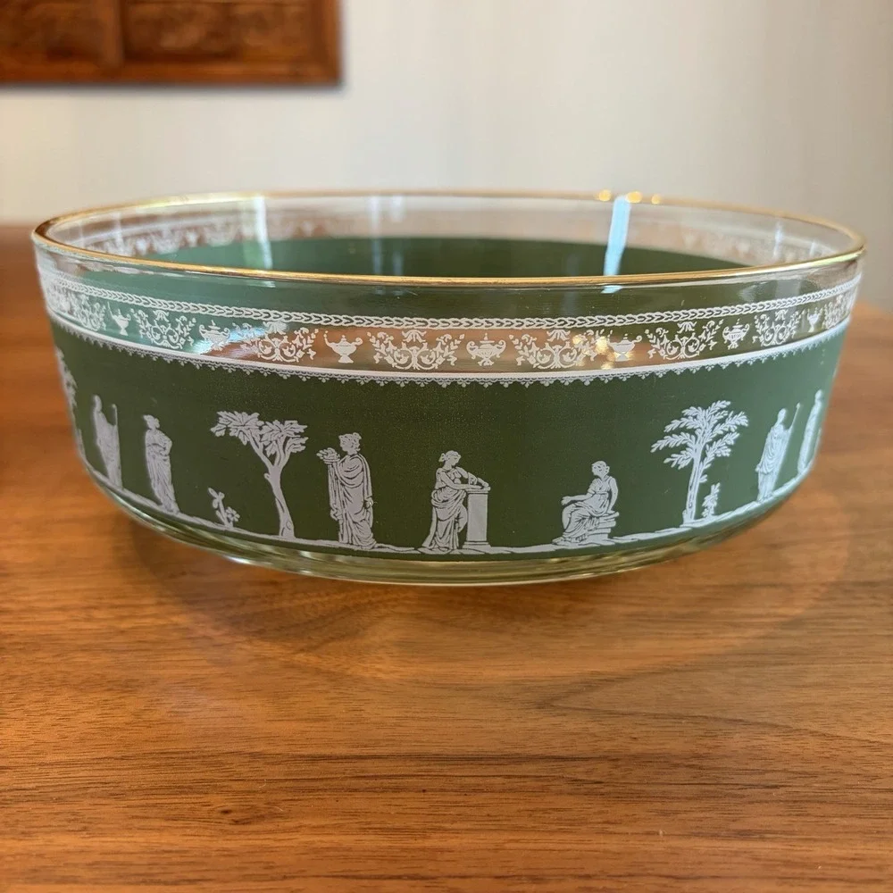 Green Serving Bowl 9